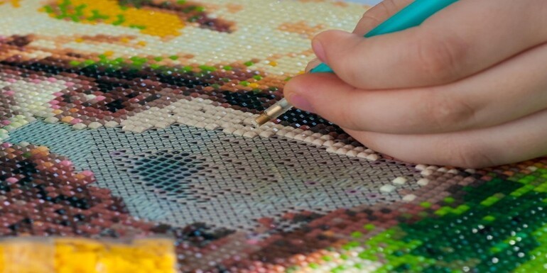 5 razones por las que el diamond painting es genial para la concentración