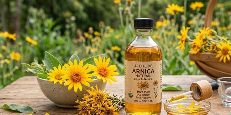 Lo que el aceite de árnica puede hacer por tu bienestar.